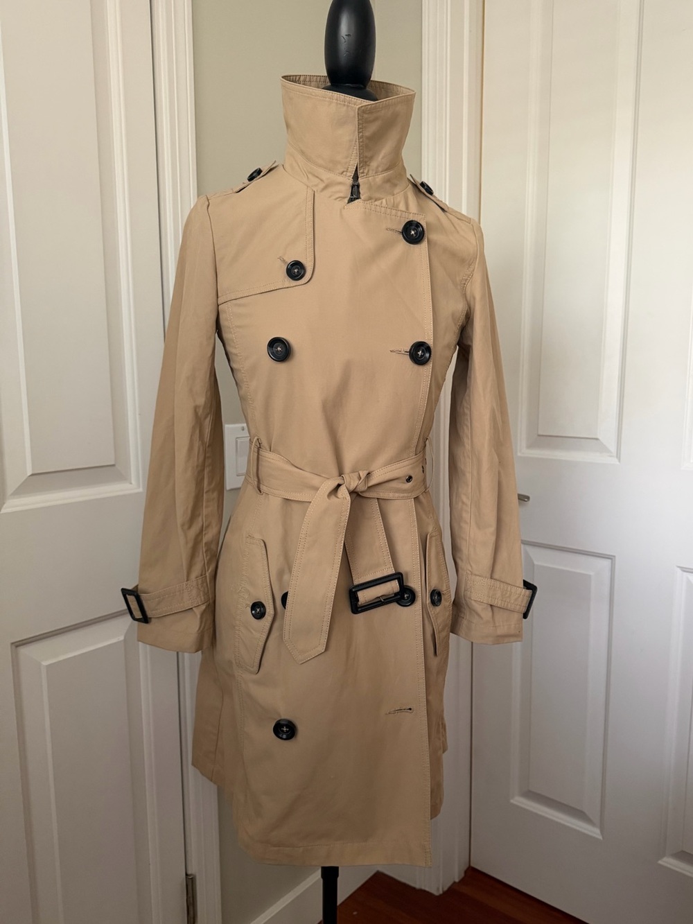 Classic Double Breasted Trench Coat